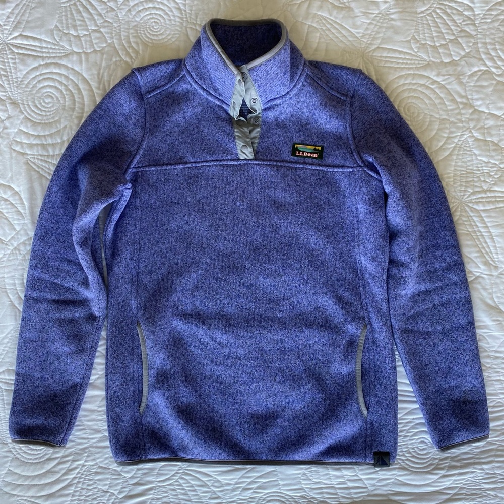 Llbean sweater fleece pullover